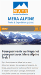 Mobile Screenshot of meraalpinetreks.com
